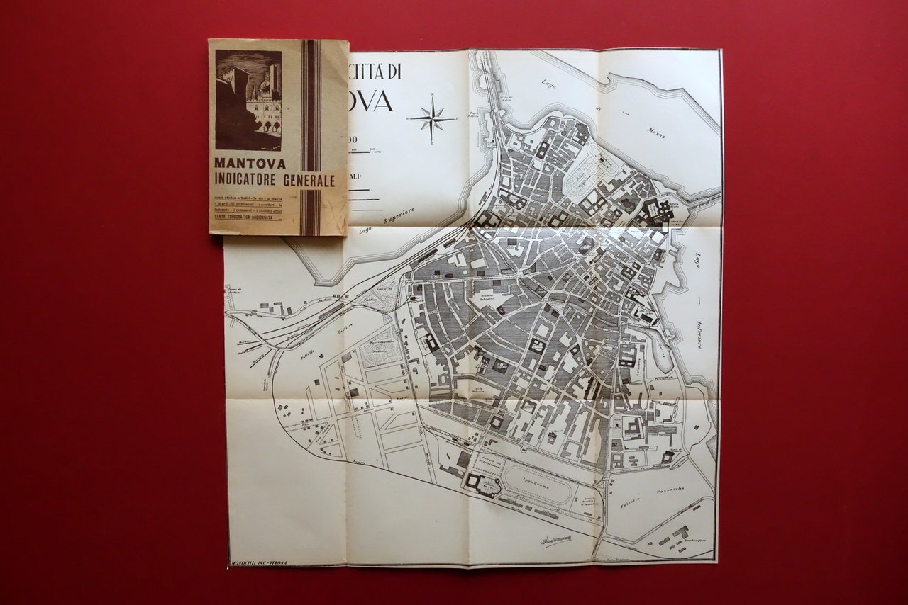 Mantova Guida Indicatore Generale Vie Piazze Carta Topografica 1934 | Immagine principale