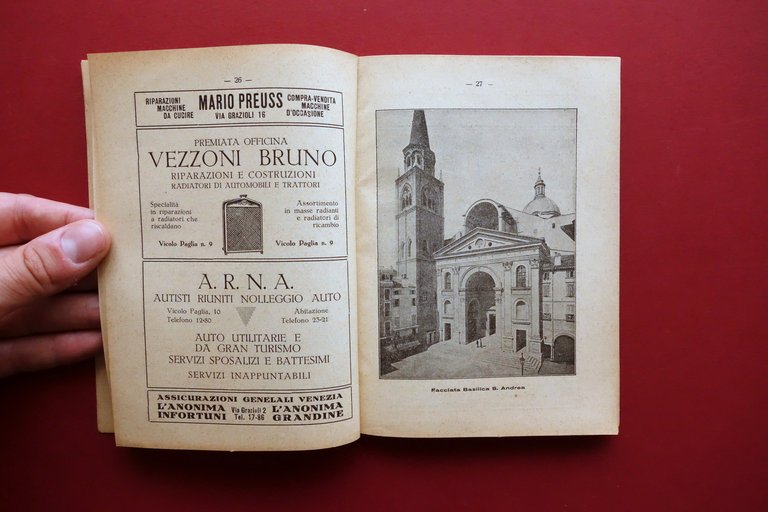 Mantova Guida Indicatore Generale Vie Piazze Carta Topografica 1934 | Immagine Gallery 4