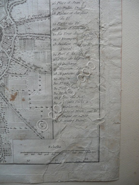 Mantova Mantoue Plan Ville Beaurain 1769 Lalande Voyage Italie Duc …
