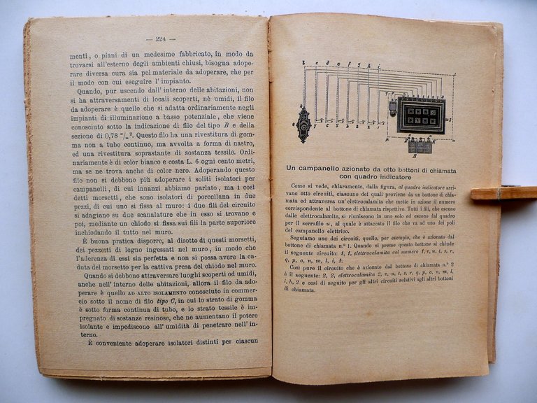 Manuale di Elettricit‡ Giacomo Oliva Bideri Napoli 1909 Seconda Edizione …