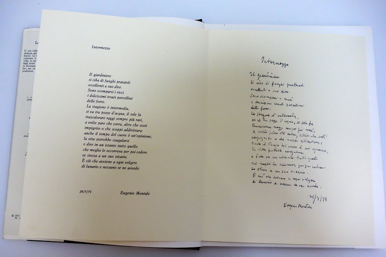 MANZU' ALBUM INEDITO EDUARDO DE FILIPPO FRANCA MAY 1977 POESIA …