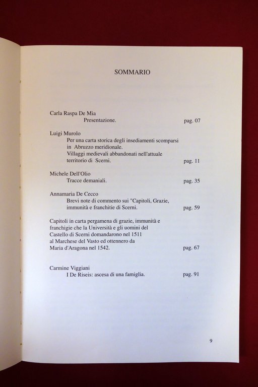 Mappe e Territorio Insediamenti Umani e Demaniali a Scerni Chieti …