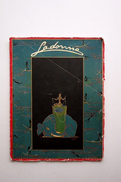 Marcello Dudovich Sogno Azzurro Acquarello Originale Pochoir La Donna 1925 | Immagine Gallery 2