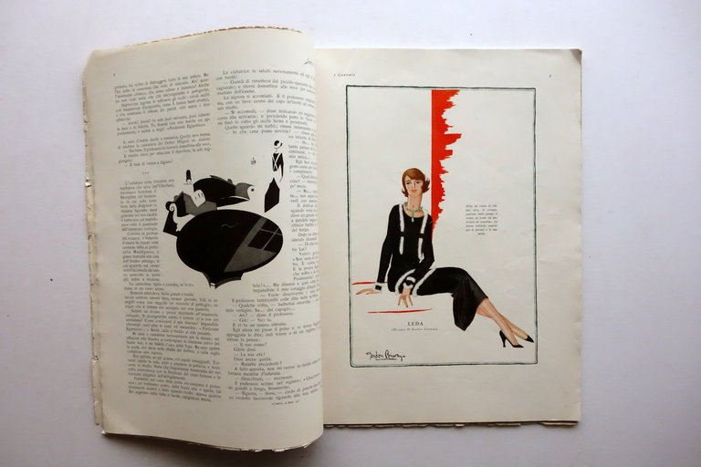 Marcello Dudovich Sogno Azzurro Acquarello Originale Pochoir La Donna 1925 | Immagine Gallery 6