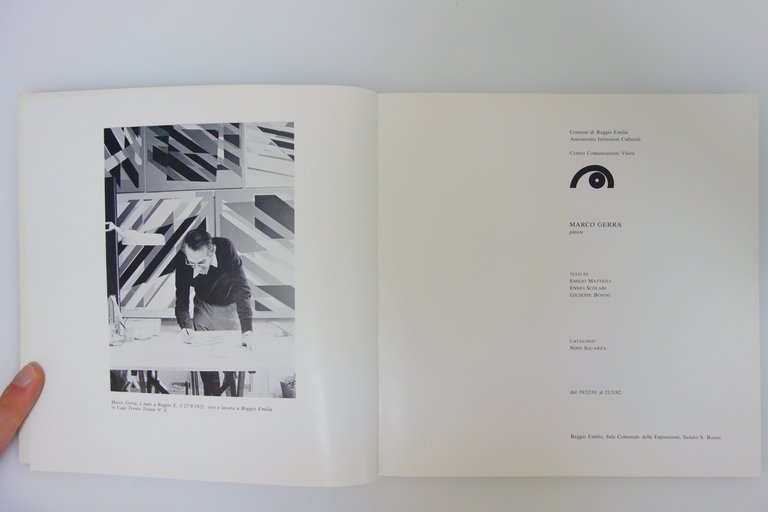 MARCO GUERRA PITTORE REGGIO EMILIA 1982 SQUARZA