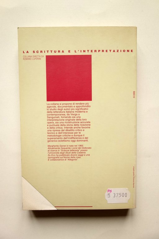 Margherita Ganeri il Caso Eco Palumbo Palermo 1991