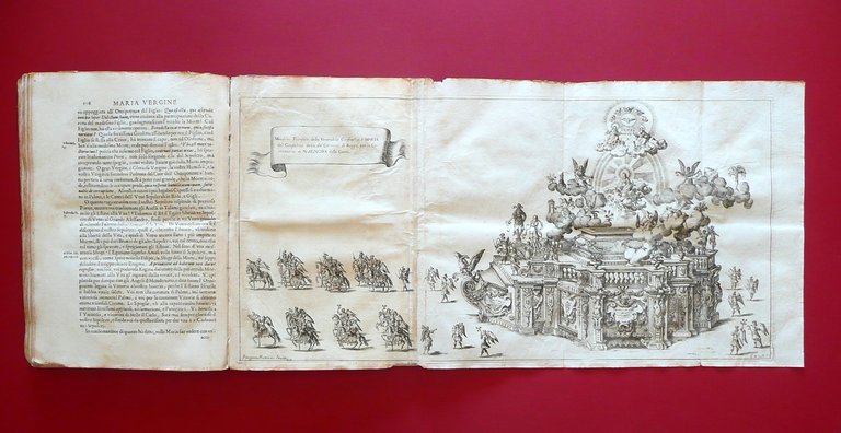 Maria Vergine Coronata Solennità fatta In Reggio Vedrotti 1675 Tavole …