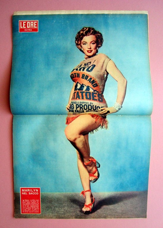 Marilyn Monroe copertina Le Ore n 100 9 Aprile 1955 …