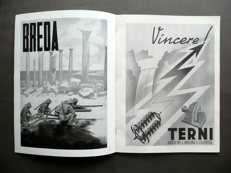 Marinetti Aeropoema Futurista Rivista Illustrata del Popolo d'Italia 1942 WW2