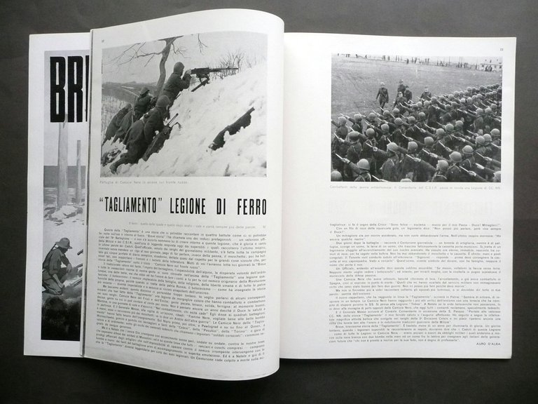 Marinetti Aeropoema Futurista Rivista Illustrata del Popolo d'Italia 1942 WW2