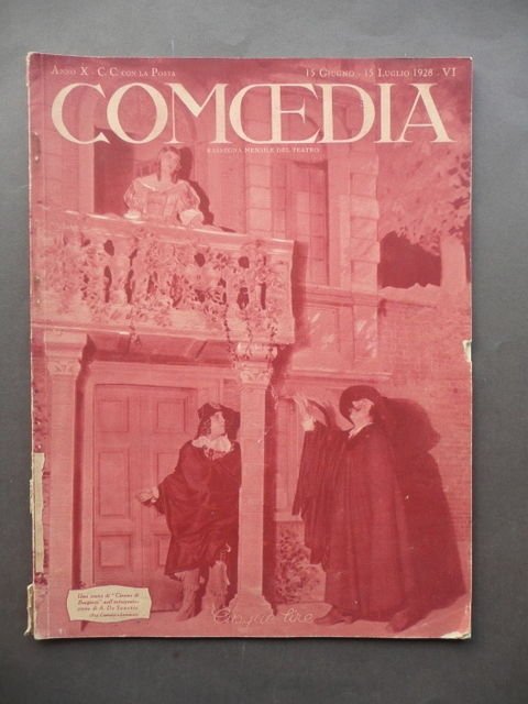 Marinetti Futurismo L'Oceano del Cuore Sintesi Incatenate Comoedia 1928