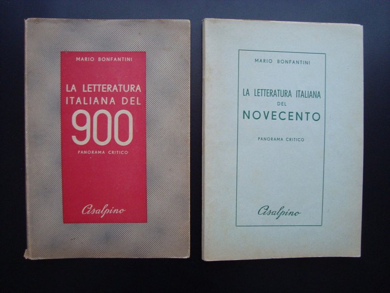 MARIO BONFANTINI LA LETTERATURA ITALIANA DEL 900 CISALPINO VARESE MILANO …