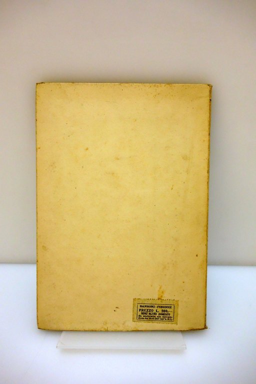 Mario Luzi Un Brindisi Sansoni Firenze 1944 Prima Edizione Originale