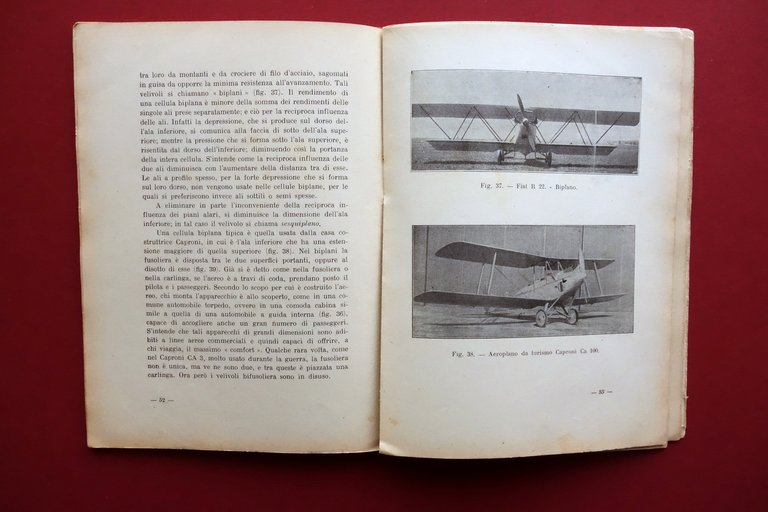 Mario Pittoni L'ABC dell'Aviazione Roma 1930 Raro Aeronautica