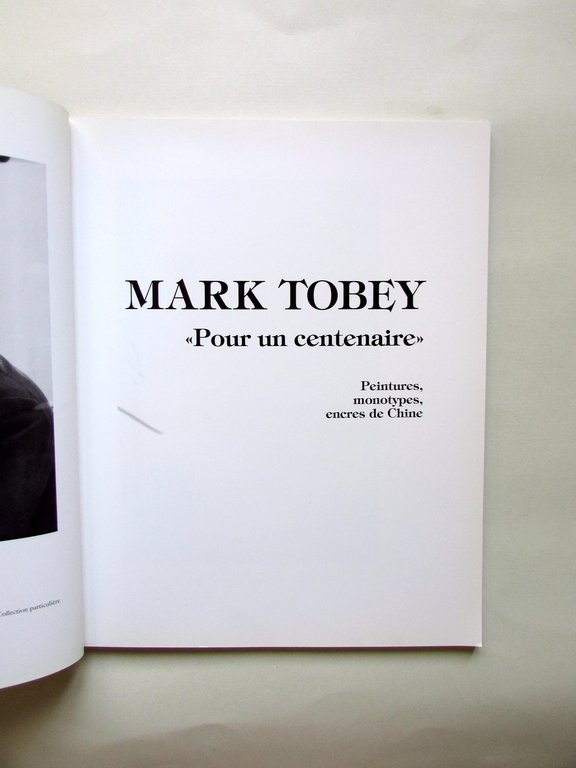 Mark Tobey Pour un Centenaire Peintures Monotypes Galerie Alice Pauli … | Immagine Gallery 3