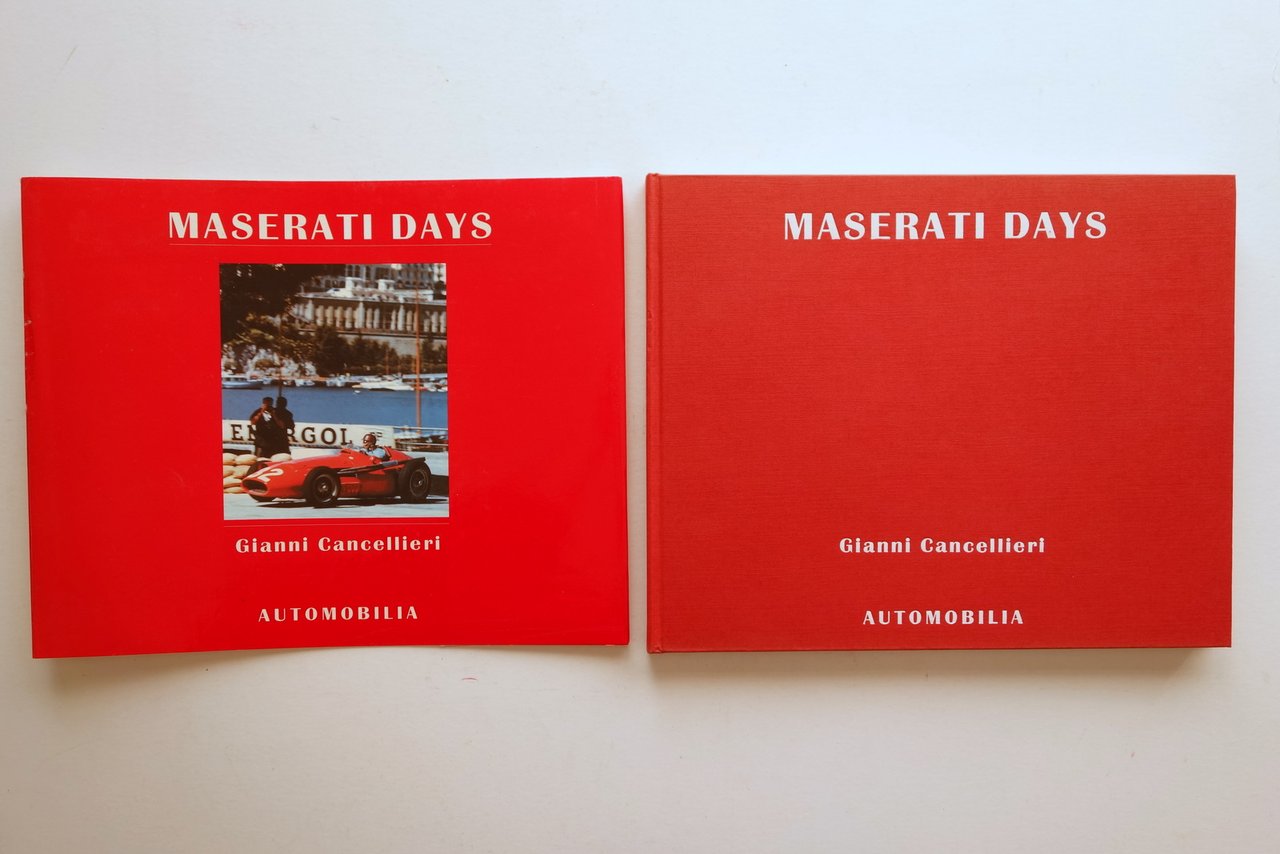 Maserati Days Gianni Cancellieri Automobilia Milano 1999 Ottimo