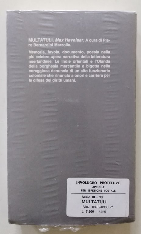 Max Havelaar Multatuli GSS Utet Ancora Sigillato | Immagine Gallery 2