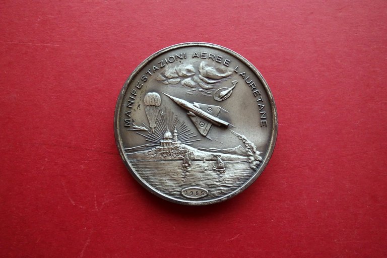 Medaglia Aero Club di Loreto Manifestazioni Aeree Lauretane 1965 Brancondi | Immagine Gallery 2