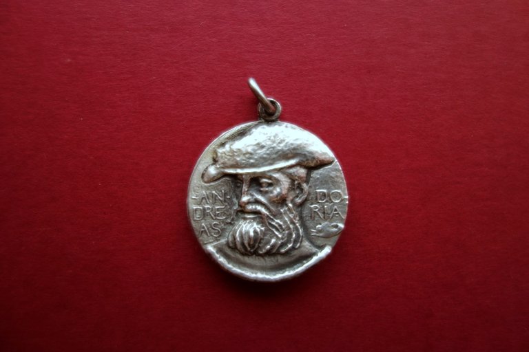 Medaglia d'Argento Andrea Doria Marina Militare Grafica Romano Romanelli