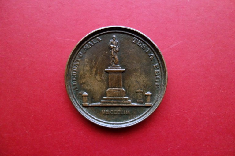 Medaglia in Bronzo Ludovico Antonio Muratori A. Malatesta Monumento Modena …