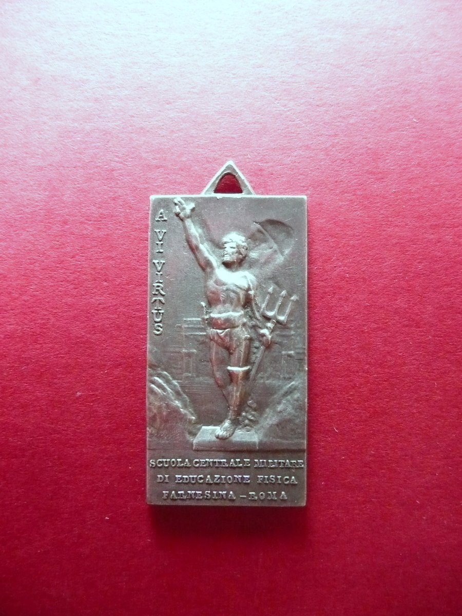 Medaglia Scuola Centrale Militare di Educazione Fisica Farnesina Roma Anni …