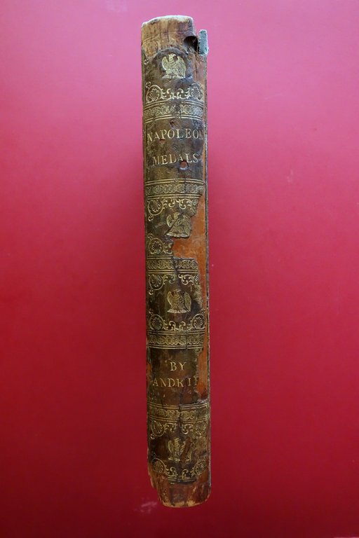 Medagliere Napoleonico a Forma di Libro in Legno Cornici Dorate …