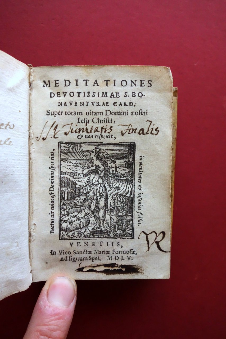 Meditationes Devotissimae S.Bonaventurae Card. Ad Signum Spei Venezia 1555
