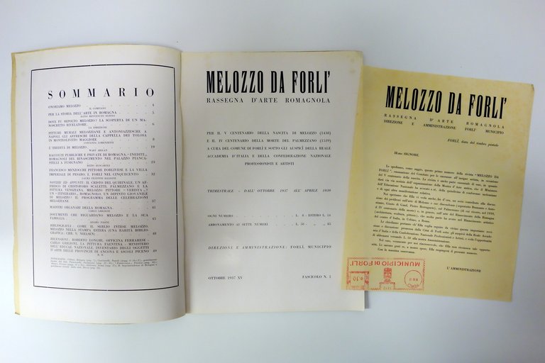Melozzo da Forlì V Centenario della Nascita Trimestrale d'Arte Ottobre … | Immagine Gallery 3