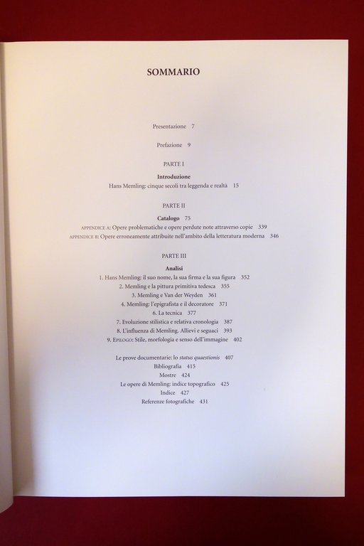 Memling Dirk De Vos Rizzoli Ludion Mercatorfonds Milano 1994