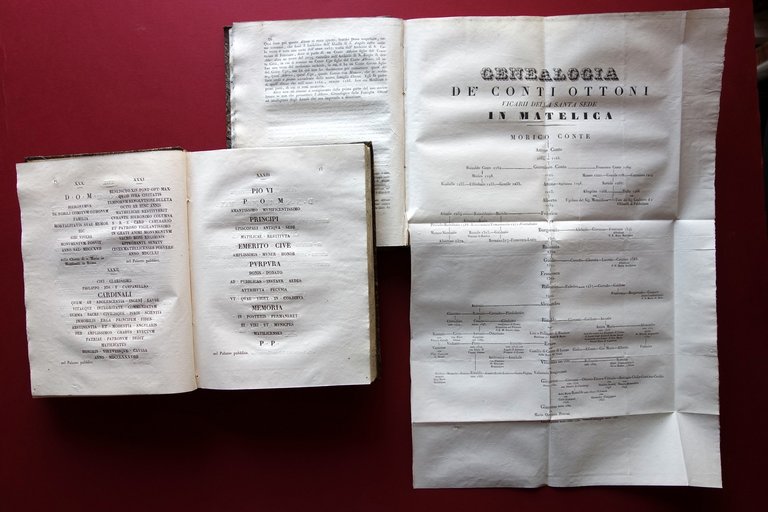 Memorie di Matelica Camillo Acquacotta Baluffi Ancona 1838-39 2 Volumi …