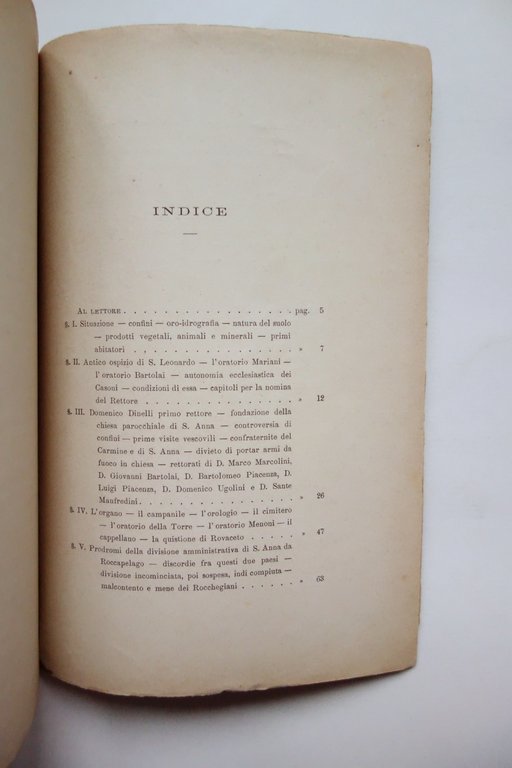 Memorie Storiche di S. Anna Pelago nel Frignano Venceslao Santi …