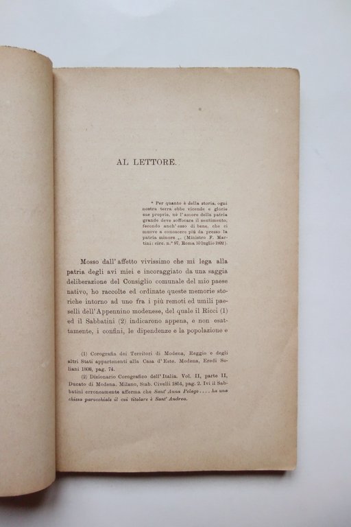 Memorie Storiche di S. Anna Pelago nel Frignano Venceslao Santi …