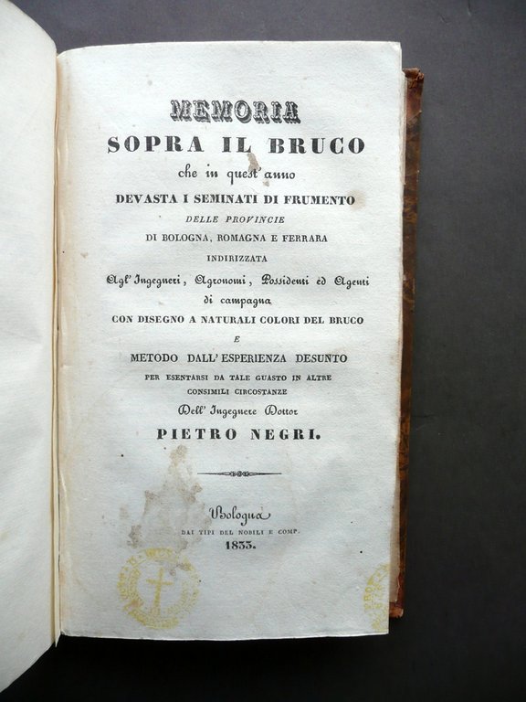 Memorie Varie Risguardanti La Migliore Agricoltura Vincenzi Modena 1837 Savani | Immagine Gallery 6