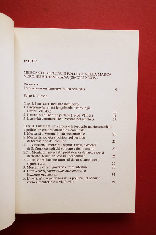 Mercanti Societ‡ Politica nella Marca Veronese Trevigiana A. Castagnetti 1990 | Immagine Gallery 3