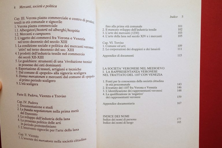 Mercanti Societ‡ Politica nella Marca Veronese Trevigiana A. Castagnetti 1990 | Immagine Gallery 4