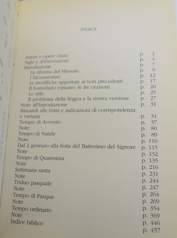 MESSALE ROMANO LE ORAZIONI PROPRIE DEL TEMPO ITALIANO-LATINO ED. SAN …