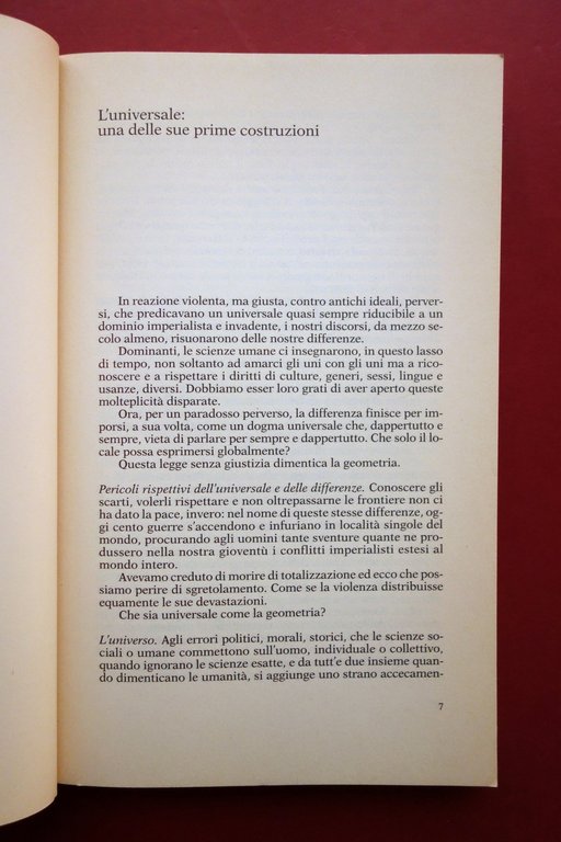 Michel Serres Le Origini della Geometria Feltrinelli Milano 1994