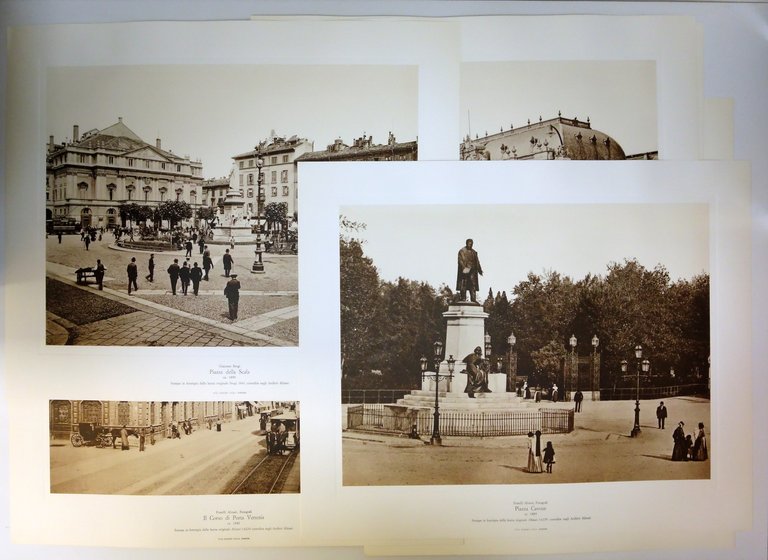 Milano com'era Cartella 6 Fototipie Alinari 1980 Completo