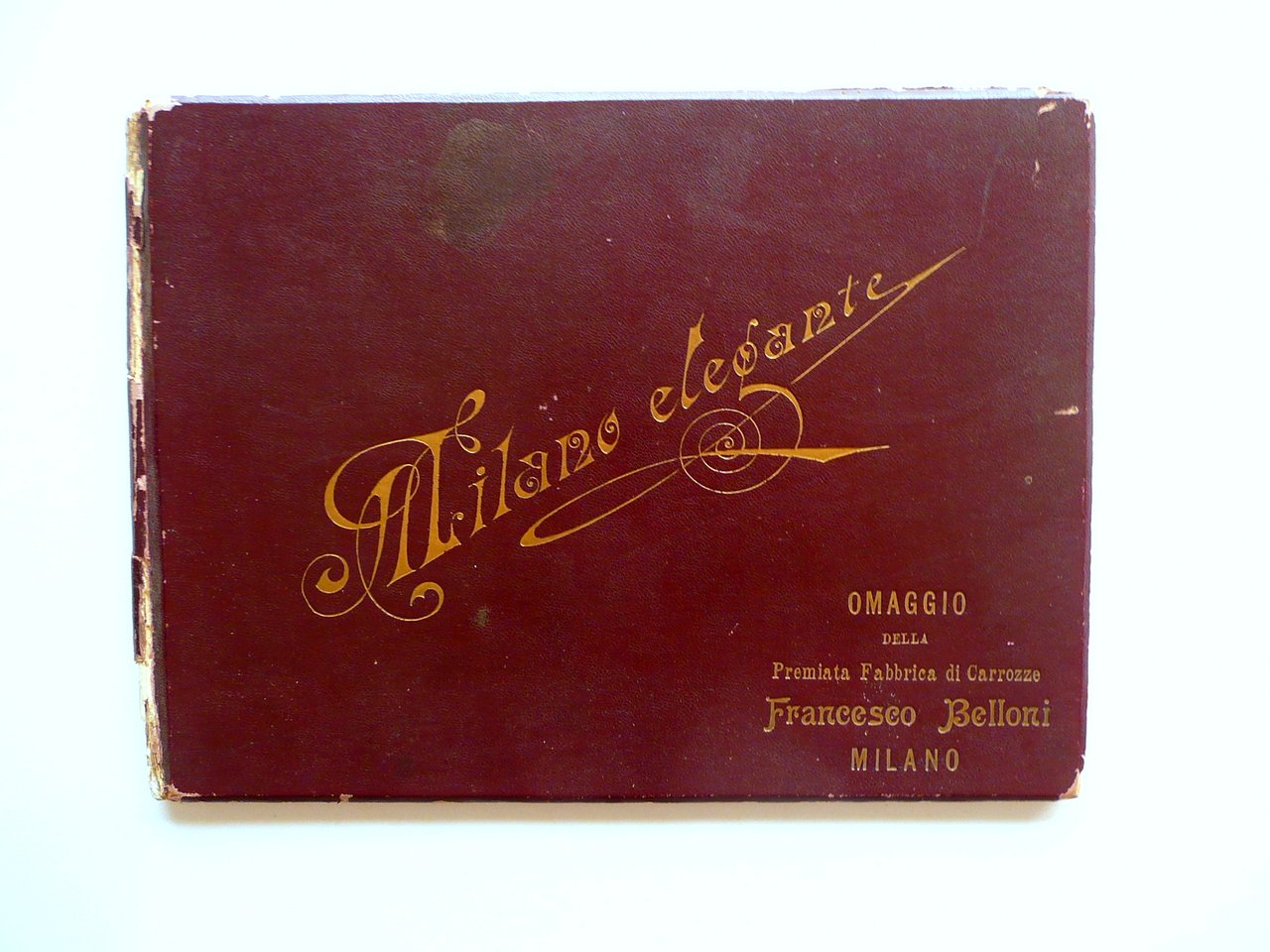 Milano Elegante Album 50 Fotografie Pubblicit‡ Omaggio Belloni Carrozze 1898