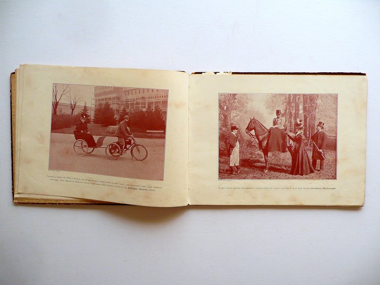 Milano Elegante Album 50 Fotografie Pubblicit‡ Omaggio Belloni Carrozze 1898