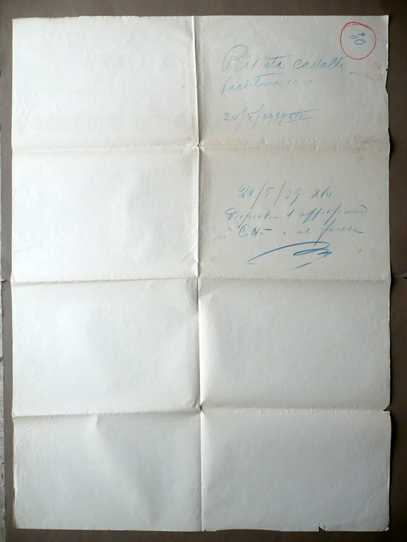 Ministero della Guerra Rivista Cavalli Muli Carreggi Finimenti Bardature 1939