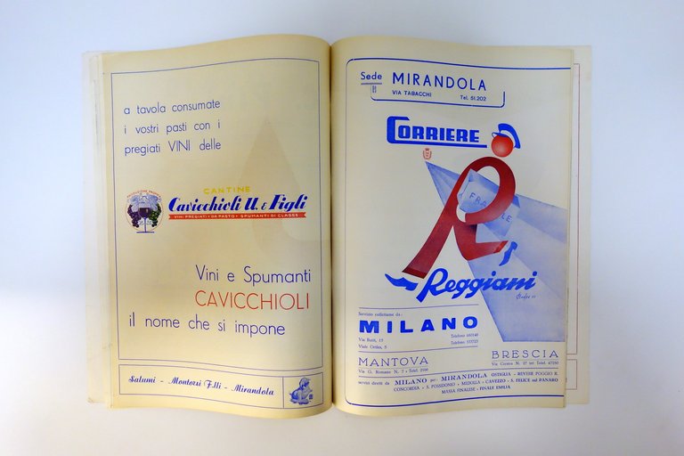 Mirandola Soc. Ciclistica Mirandolese 1°Trofeo Montorsi 2°Gran Premio 1960 Raro