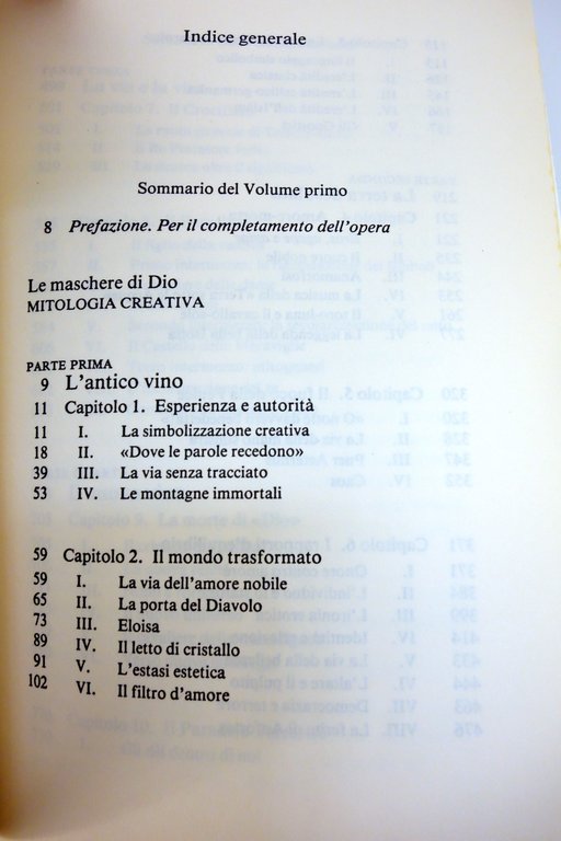 MITOLOGIA CREATIVA LE MASCHERE DI DIO CAMPBELL MONDADORI 1992 2 …