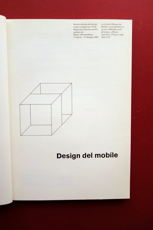 Mobeldesign Design del Mobile Made in Germany Baden Wurttemberg1985 Catalogo