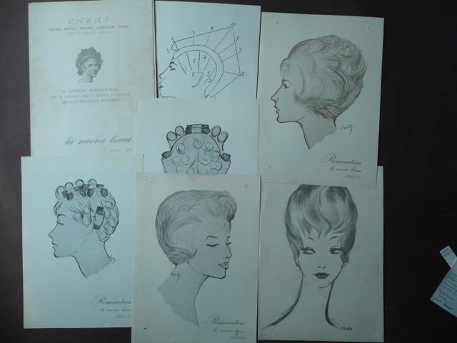 Moda Acconciature Femminili Parrucchieri CANAI 1958-59 Nuova Linea Oreal | Immagine principale