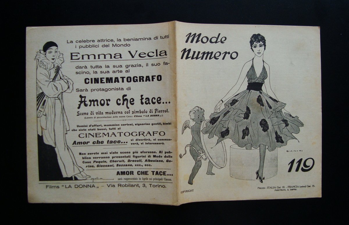 MODE NUMERO 119 Anno IV 2 Aprile 1916 Torino Sacchetti …