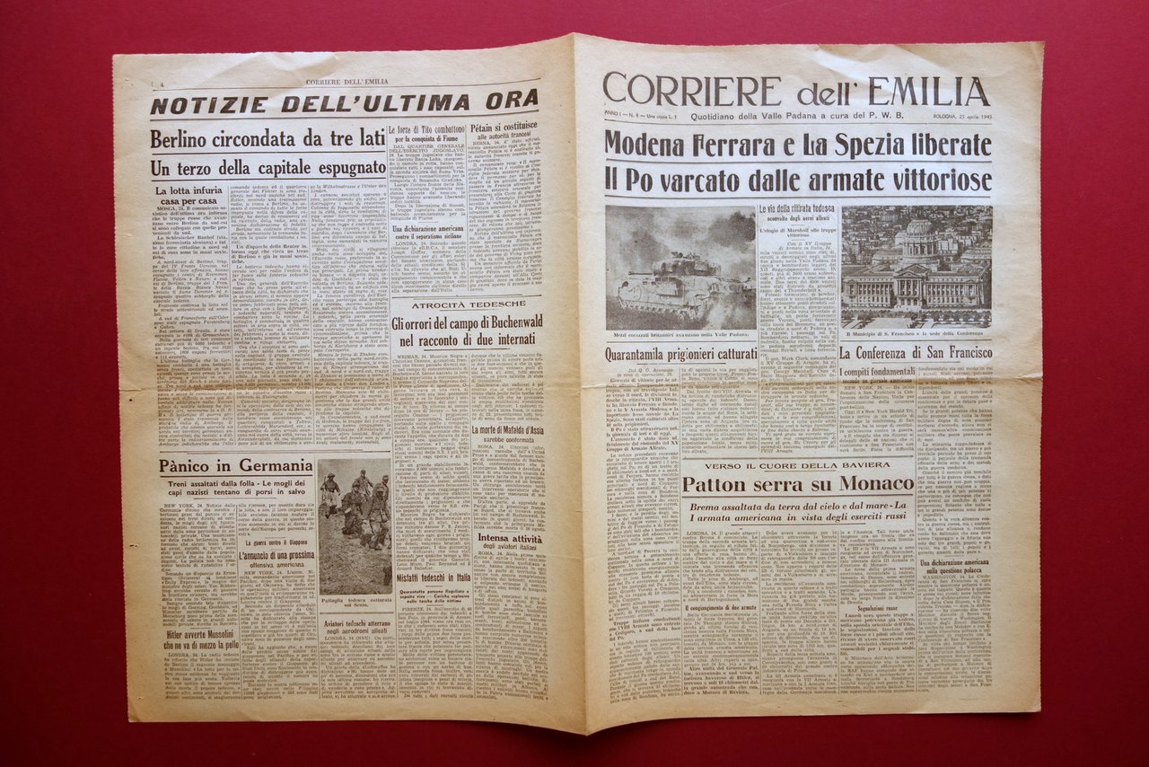 Modena Ferrara La Spezia Liberate Corriere dell'Emilia Anno 1 N. … | Immagine principale