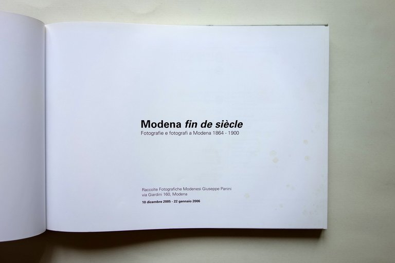 Modena Fin de Siecle Fotografie e Fotografi a Modena 1864-1900 … | Immagine Gallery 2