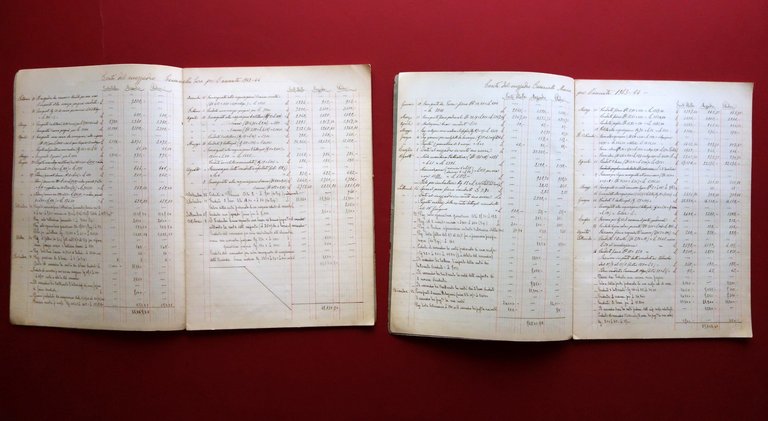 Modena Monzale Lavacchio 2 Fascicoli Conti Mezzadro Cassanelli 1943-45 Zocca