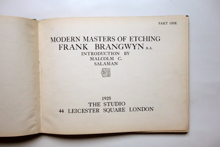 Modern Masters of Etching Franck Brangwyn Part One The Studio … | Immagine Gallery 4
